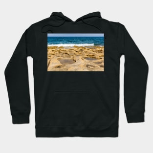 Unearthly rocky Malta shore Hoodie